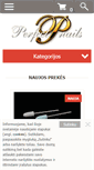 Mobile Screenshot of nailshop.lt