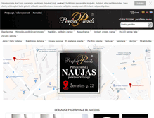 Tablet Screenshot of nailshop.lt